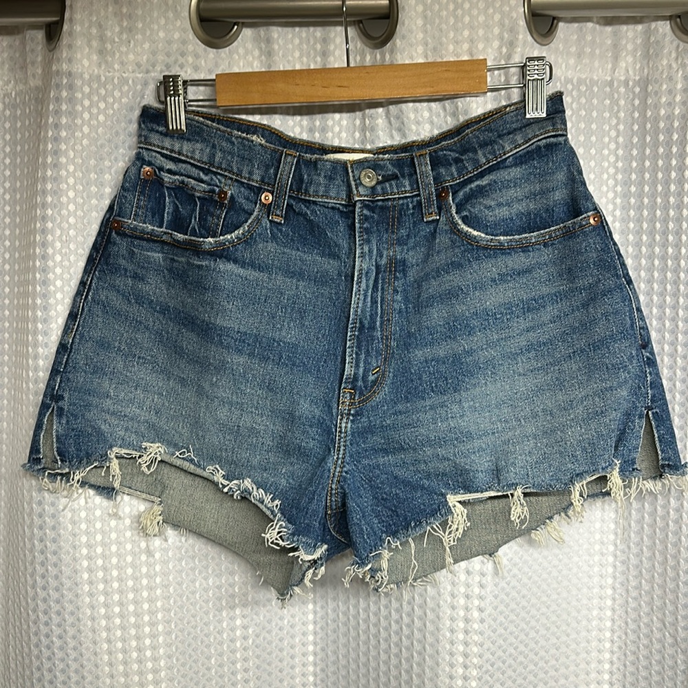 Abercrombie & Fitch Blue Jean Shorts